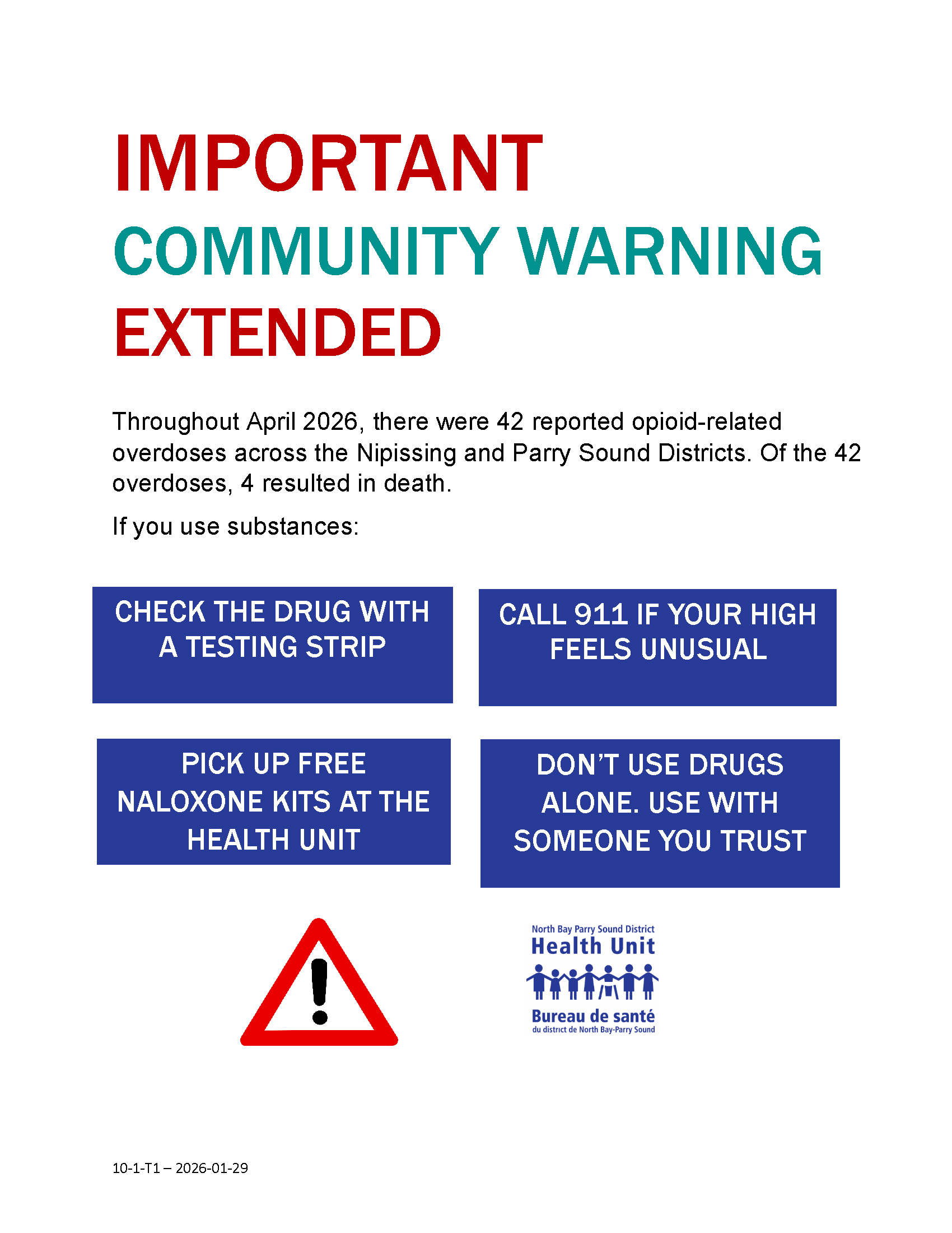 Drug Alert Poster May 5 2026