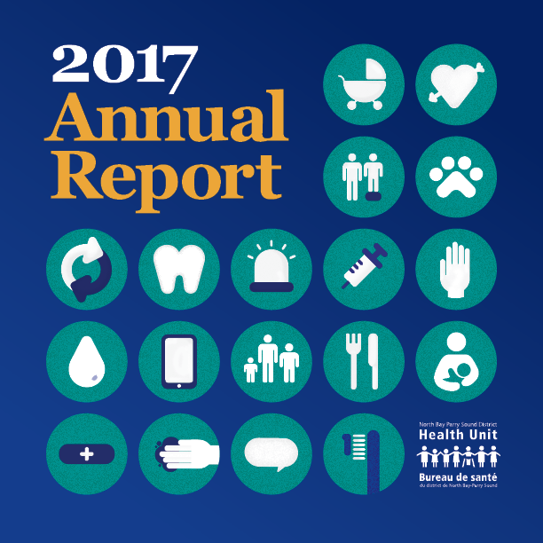 2017 Health Unit annual report cover