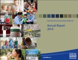 2014 Health Unit annual report cover