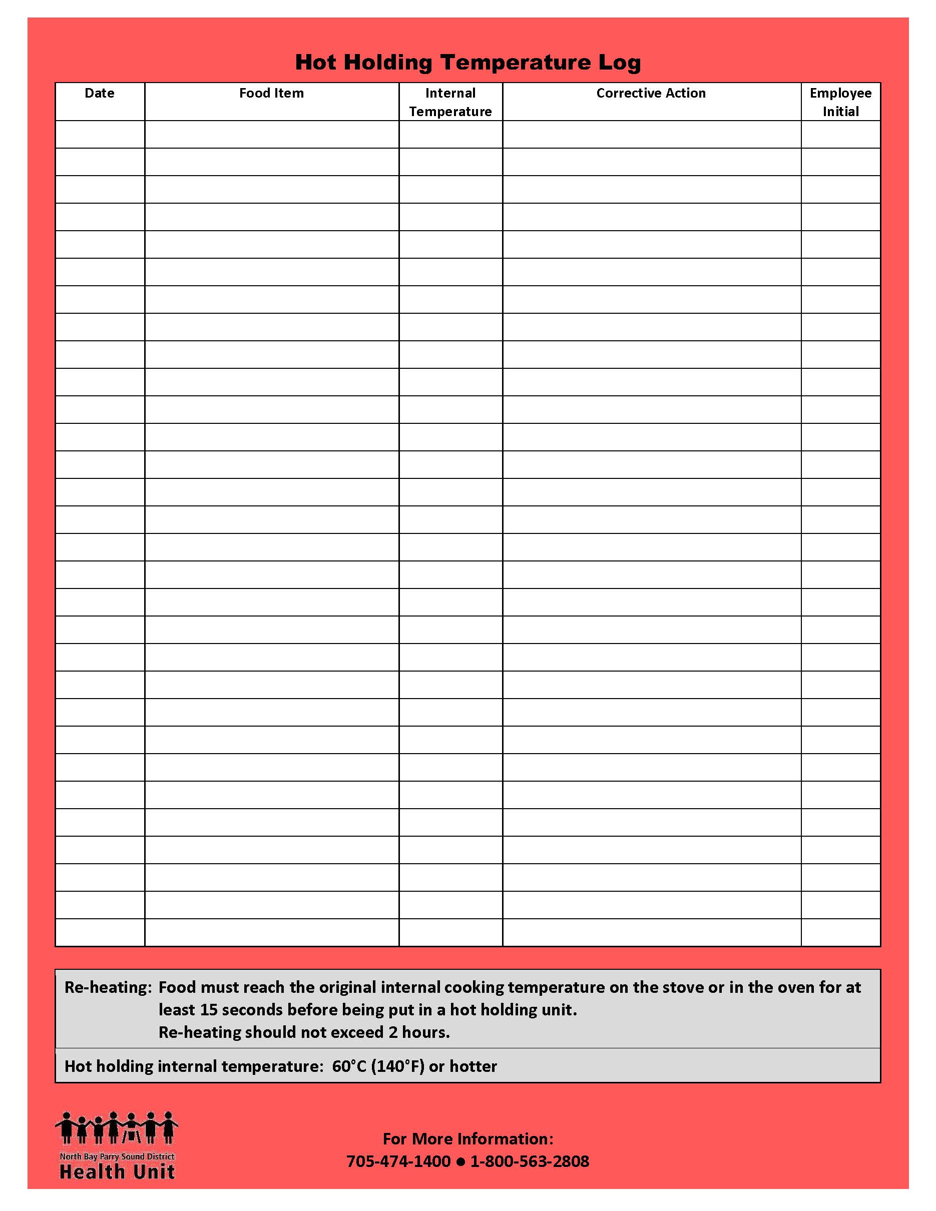 Hot Temperature Log