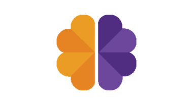 Flower-like brain Icon to represent Community Resilience Learning Movement