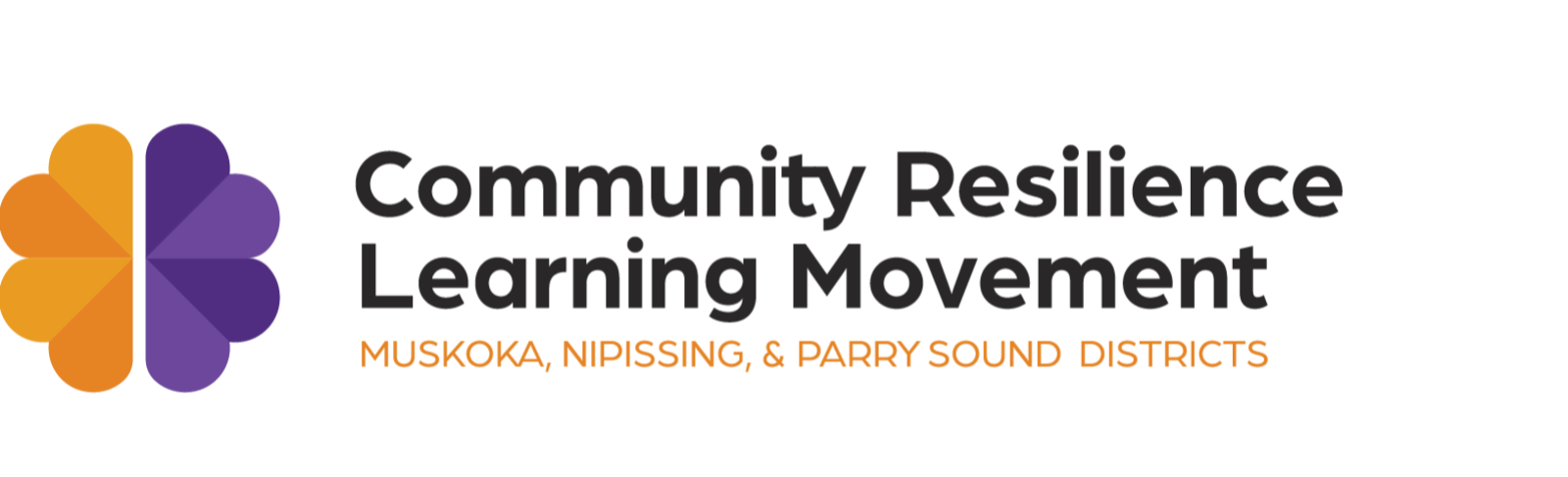 Logo for Community Resilience Learning Movement