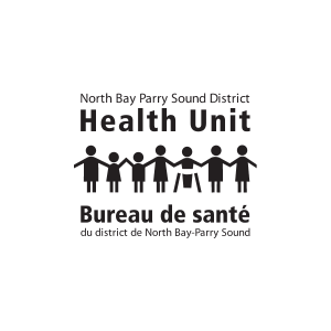 North Bay Parry Sound District Health Unit bilingual logo