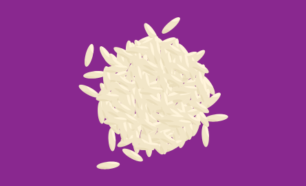 Cartoon rice