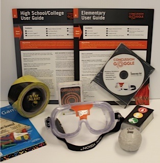 Concussion simulation kit