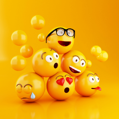 Emoji’s showing different emotions