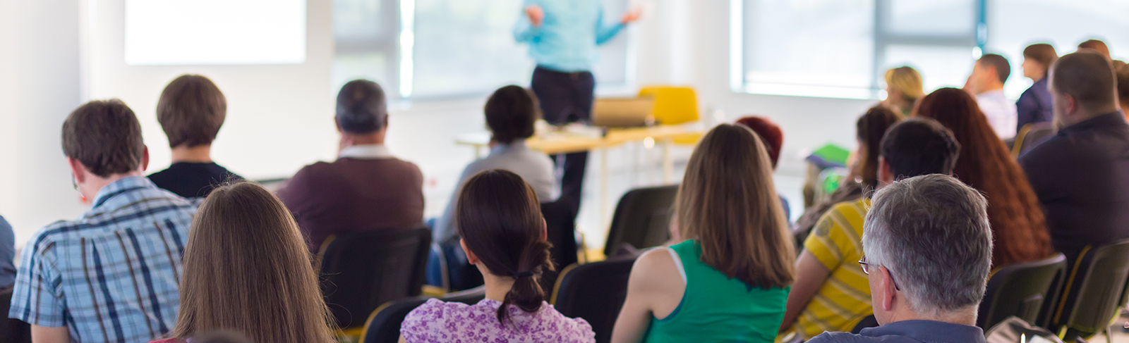 Group of people in a classroom