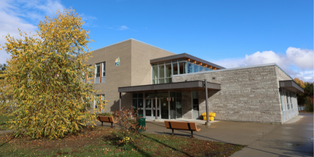School entrance exterior