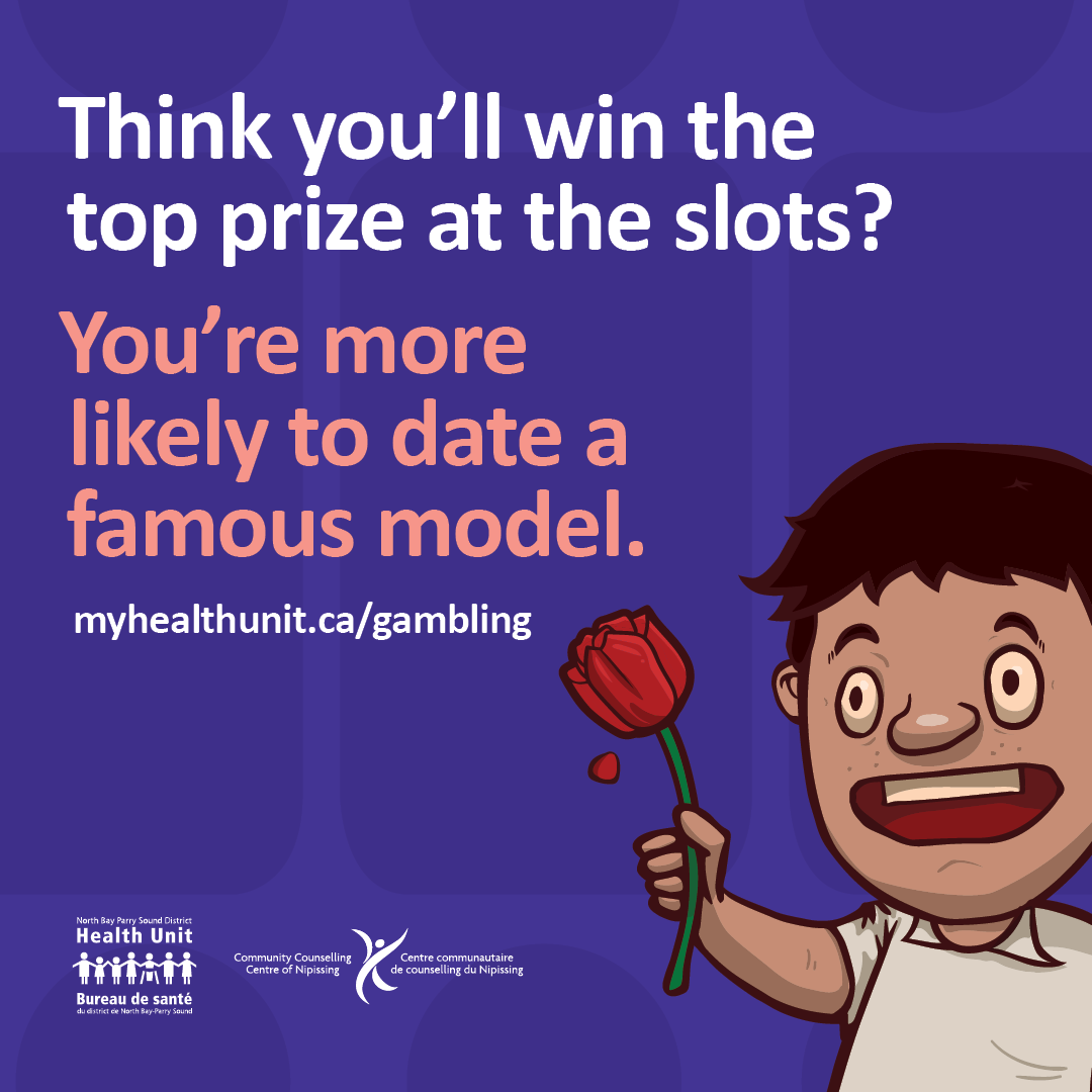 Think you'll win top prize at the slots? You're more likely to date a famous model.