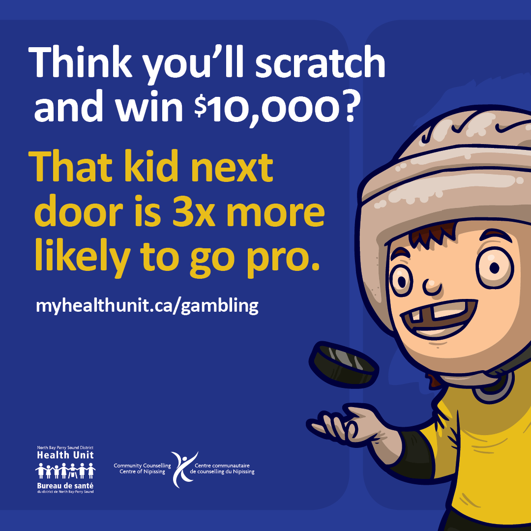 Think you'll scratch and win $10,000? That kid next door is 3X more likely to go pro. 