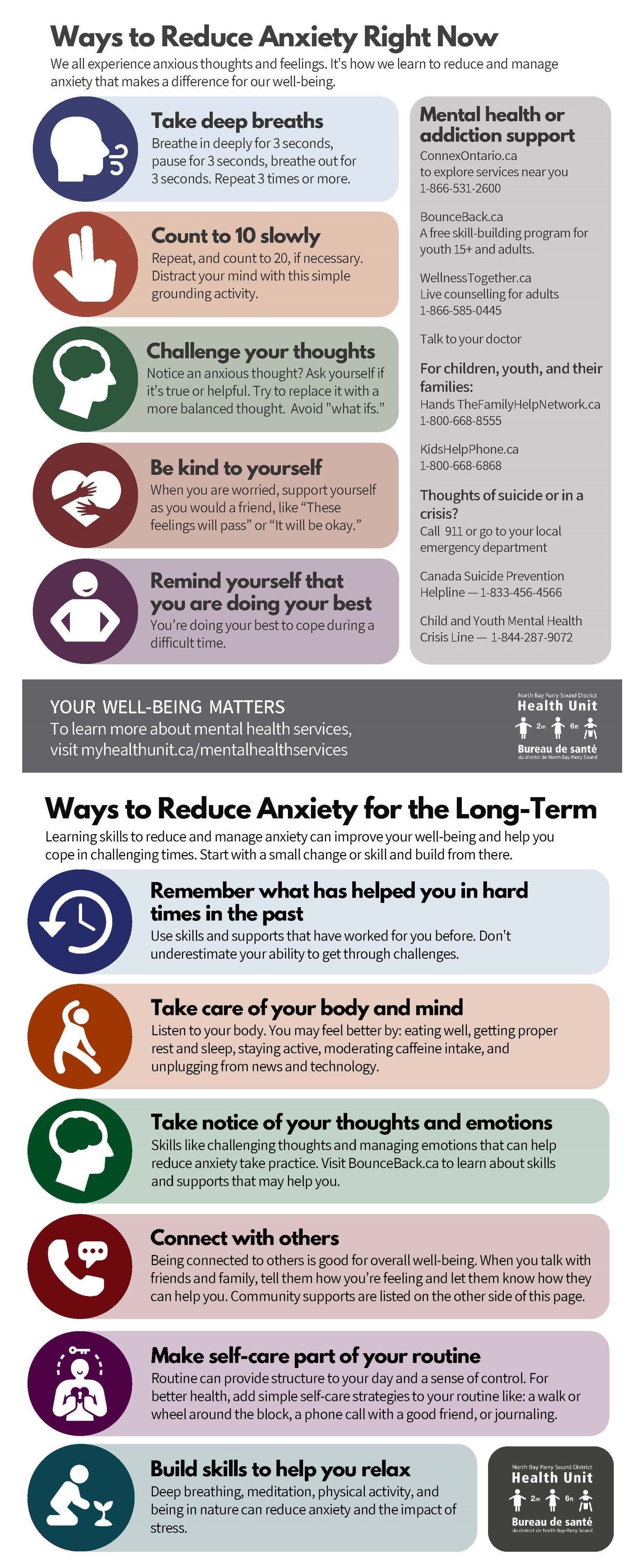 Ways to reduce anxiety