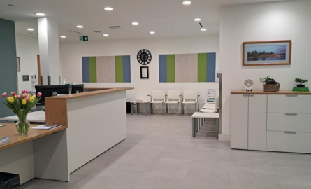 Waiting room in a professional buillding