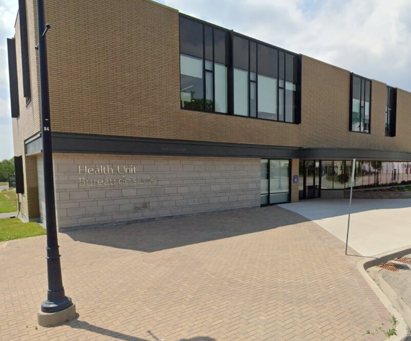 Image of the North Bay Parry Sound District Health Unit's office in North Bay