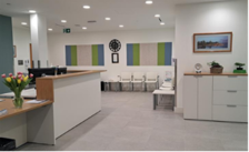 Waiting room in a professional buillding