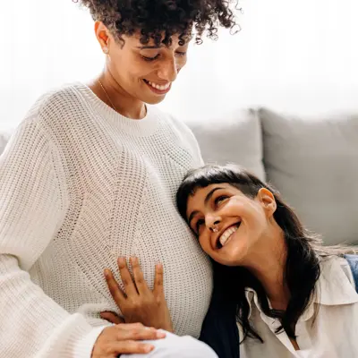 Image of two women